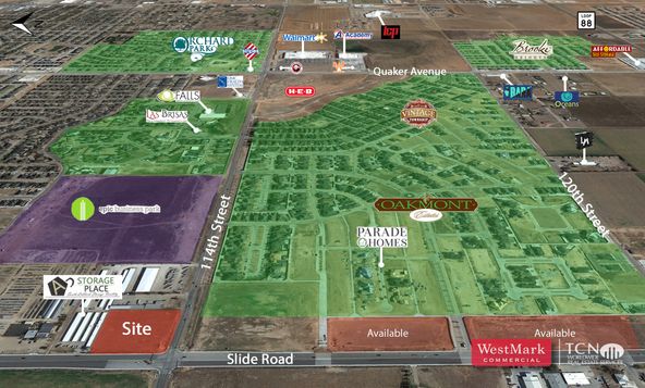 North East Hard Corner of 114th & Slide: 114th & Slide Road, Lubbock, TX 79424
